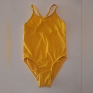 Old navy 5t bright yellow one piece swimsuit